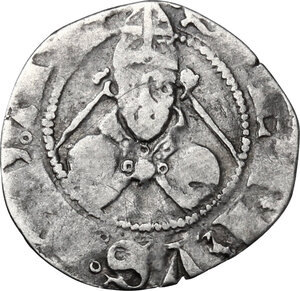 reverse: L Aquila. Ladislao di Durazzo (1386-1414).Bolognino