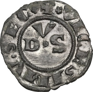 reverse: Macerata. Giovanni XXII (1316-1334), Jacme Duese da Cahors. Denaro
