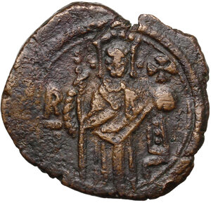 obverse: Messina. Ruggero II (1105-1154).Follaro, 1127-1130