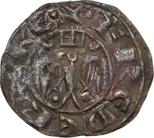 reverse: Messina. Federico II di Svevia (1197-1250).Denaro