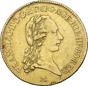 obverse: Milano. Francesco II d Asburgo-Lorena (1792-1800). Sovrana 1800