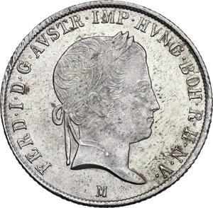 obverse: Milano. Ferdinando I d Asburgo-Lorena (1835-1848).20 Kreuzer 1846