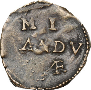 reverse: Mirandola. Alessandro II Pico (1637-1691).Bolognino