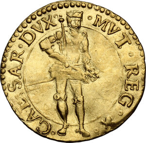 reverse: Modena. Cesare d Este (1597-1628). Ongaro
