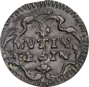 reverse: Modena. Luigi XIV Re di Francia (1702-1706). Sesino