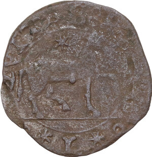 reverse: Napoli. Ferdinando I d Aragona (1458-1494). Cavallo con sigla L in esergo