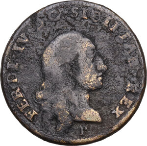 obverse: Napoli. Ferdinando IV di Borbone (1759-1816). Monetazione per i Reali Presidi della Toscana. Da 2 quattrini 1782