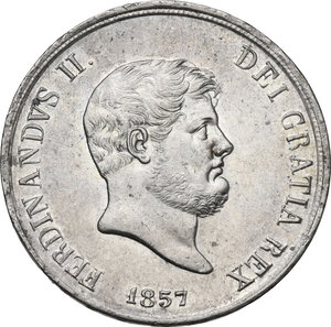 obverse: Napoli. Ferdinando II di Borbone (1830-1859). 120 grana o piastra 1857