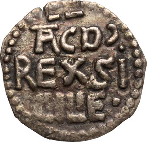 obverse: Palermo. Tancredi (1189-1194).Quarto di Tercenario o mezzo denaro (?)