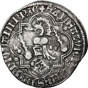 obverse: Pavia. Galeazzo II Visconti (1359-1378). Pegione o Grosso da un soldo e mezzo