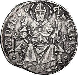 reverse: Pavia. Galeazzo II Visconti (1359-1378). Pegione o Grosso da un soldo e mezzo