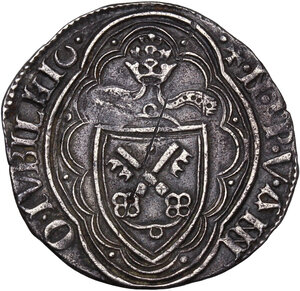 obverse: Roma. Niccolò V (1447-1455), Tommaso Parentuccelli. Grosso, Giubileo 1450