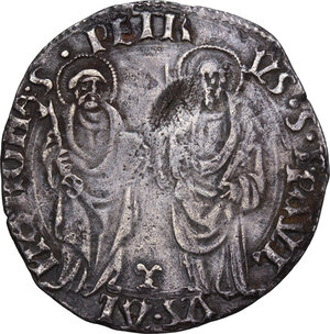 reverse: Roma. Niccolò V (1447-1455), Tommaso Parentuccelli. Grosso, Giubileo 1450