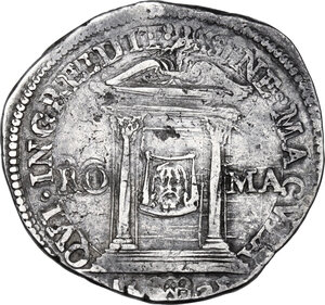 reverse: Roma. Urbano VIII (1623-1644) Maffeo Barberini.Testone A. III