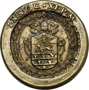 obverse: Roma. Innocenzo XI (1676-1689), Benedetto Odescalchi.Peso monetale DOBLON STAMPE E SPAGNA per i 4 Scudi d oro