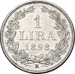 reverse: San Marino. Vecchia monetazione (1864-1938). Lira 1898
