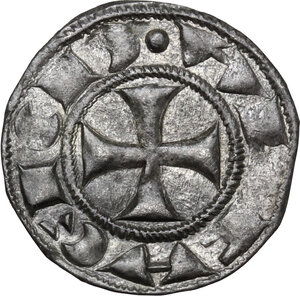 reverse: Siena. Repubblica (1180-1390).Denaro primitivo, IV serie