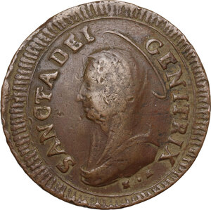 reverse: Terni. Pio VI (1775-1799), Giovanni Angelo Braschi. Madonnina da cinque Baiocchi A. XXIII, 1797