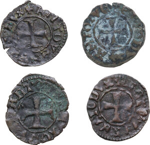obverse: Venezia. Antonio Venier (1382-1400). Lotto di 4 torneselli