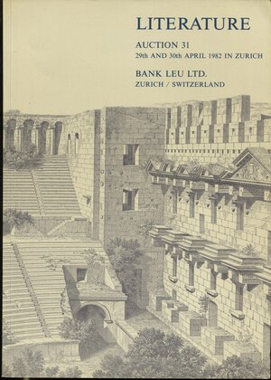 obverse: BANK LEU AG. – Auction 31. Zurich, 29 – April, 1982. Literatur, “ Biblioteca  Von Aulock.” Pp. 151,  nn. 1219. Ril. ed. buono stato lista prezzi val.