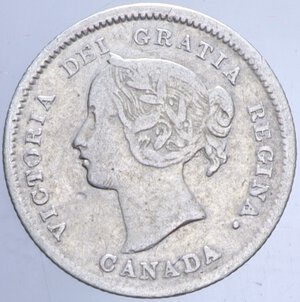 obverse: CANADA VICTORIA 5 CENT. 1897 AG. 1,13 GR. BB