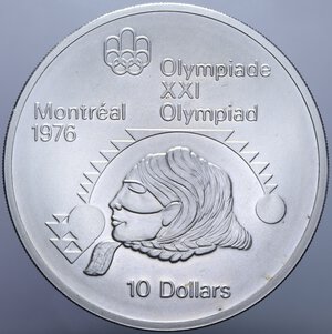 reverse: CANADA 10 DOLLARI 1976 AG. 48,6 GR. FDC 