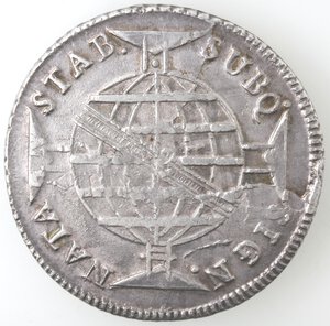 reverse: Brasile. Bahía. Juan Principe Reggente. 1799-1818. 960 Reis 1814. Ag. 