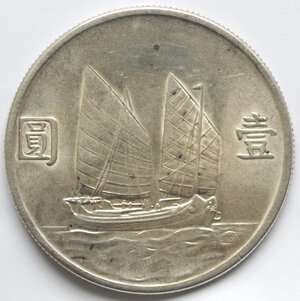 reverse: Cina. Repubblica. 1912-1949. Dollaro 1934. Ag. 