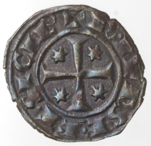 obverse: Brindisi. Federico II. 1197-1250. Denaro 1249. Mi. 