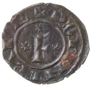 reverse: Brindisi. Federico II. 1197-1250. Denaro 1249. Mi. 