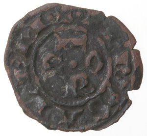 reverse: Brindisi. Corrado I. 1250-1254. Denaro con CRO. Mi. 