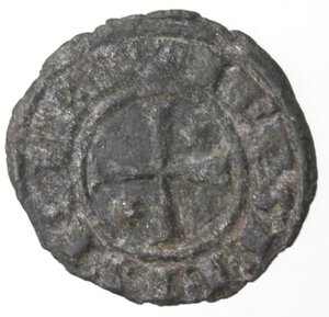 obverse: Messina. Federico II. 1197-1250. Denaro F.R omega. Mi. 