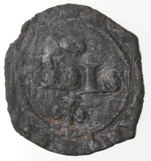 reverse: Messina. Carlo I d Angiò. 1266-1282. Denaro con SICIL. Mi. 