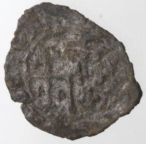 reverse: Napoli. Giovanna I d Angiò e Ludovico di Taranto. 1347-1362. Denaro. Mi. 