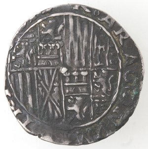 reverse: Napoli. Ferdinando d Aragona ed Elisabetta di Castiglia. 1503-1504. Carlino. Ag. 
