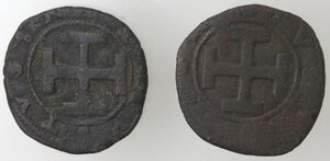 reverse: Napoli. Ferdinando il Cattolico. 1504-1516. Lotto di due monete da 1 Sestino. Ae. 