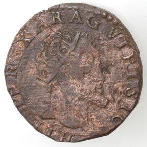obverse: Napoli. Filippo II. 1556-1598. Tornese 1573. Ae. 