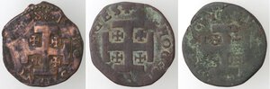 reverse: Napoli. Filippo II. 1556-1598. Tre cavalli 1575. Ae. P.R. 94. in lotto con altre due monete da 3 Cavalli.