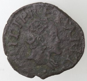 obverse: Napoli. Filippo II. 1556-1598. Cavallo. Ae. Globetto sotto il busto. 