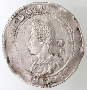 obverse: Napoli. Filippo III. 1598-1621. Mezzo Ducato s.d. Ag.