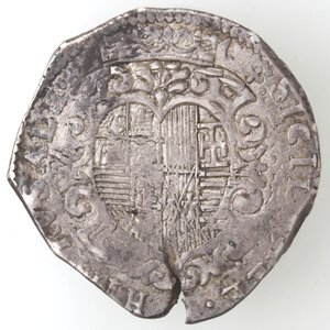 reverse: Napoli. Filippo III. 1598-1621. Mezzo Ducato 1609. Ag. 