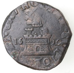 reverse: Napoli. Filippo IV. 1621-1665. 9 Cavalli 1626. Ae. 