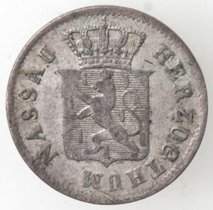 obverse: Germania. Nassau. 1839-1866. 3 Kreutzer 1844. Mi.