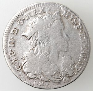 obverse: Napoli. Carlo II. 1674-1700. Tarì 1699. Ag. 