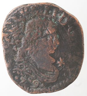 obverse: Napoli. Carlo II. 1674-1700. Grano 1679. Ae. Simbolo Croce. 