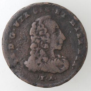 obverse: Napoli. Carlo di Borbone. 1734-1759. 1 Tornese 1756. Ae. 