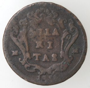 reverse: Napoli. Carlo di Borbone. 1734-1759. 1 Tornese 1756. Ae. 