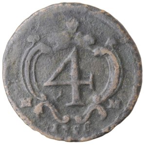 reverse: Napoli. Carlo di Borbone. 1734-1759. 4 Cavalli 1756. Ae. 