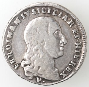 obverse: Napoli. Ferdinando IV. 1759-1798. Tarì 1798. Ag. 