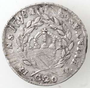 reverse: Napoli. Ferdinando IV. 1759-1798. Tarì 1798. Ag. 